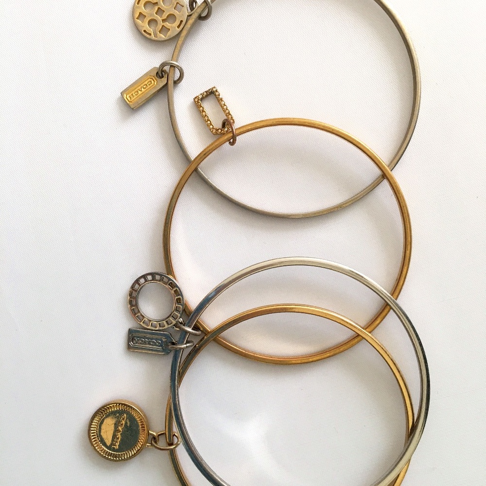 Coach Charm Bangle Bracelets - image 1